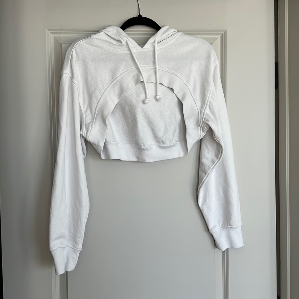 White athletic top